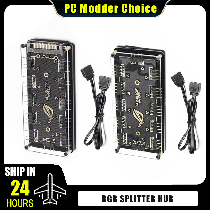 Esports Gaming Hub - Computer RGB HUB Splitter 5V 3Pin