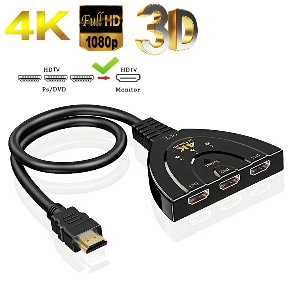 Esports Gaming Hub - 4K*2K 3 Port HDTV-compatible Switch 4K