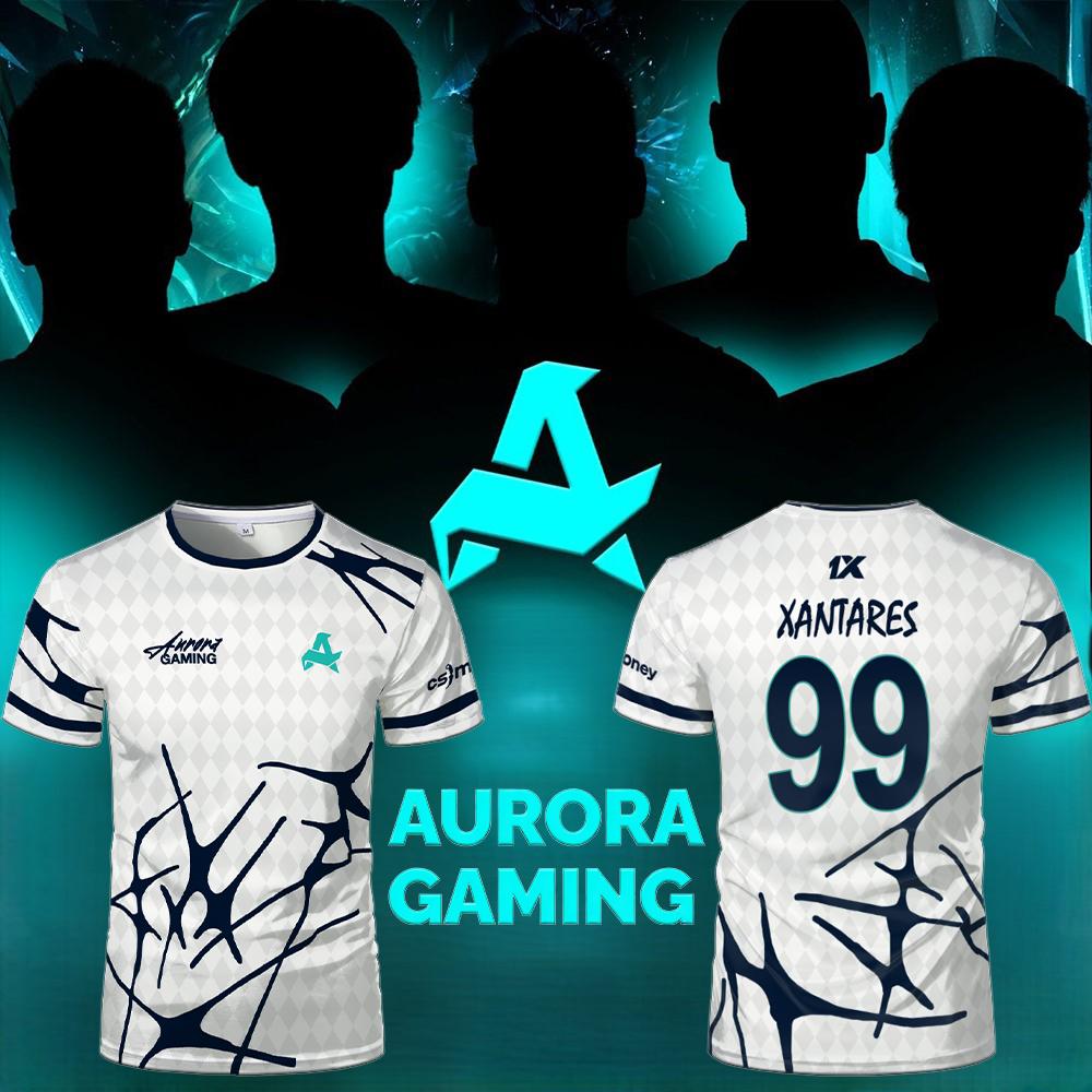 Esports Gaming T Shirt - Esports Team Aurora Gaming Jersey T-shirts
