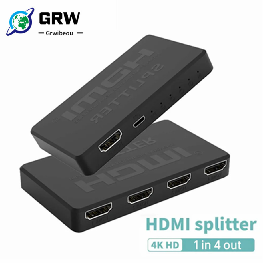 Esports Gaming Hub - 4x1 HDMI-compatible Video Switcher HD 4K