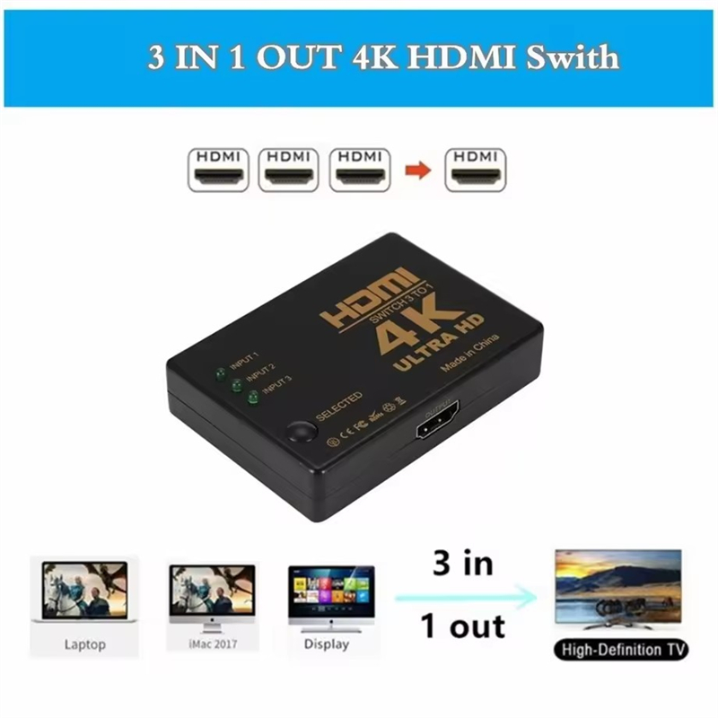 3 Input 1 Output HDMI-Compatib - Esports Gaming Hub ulasan dan harga