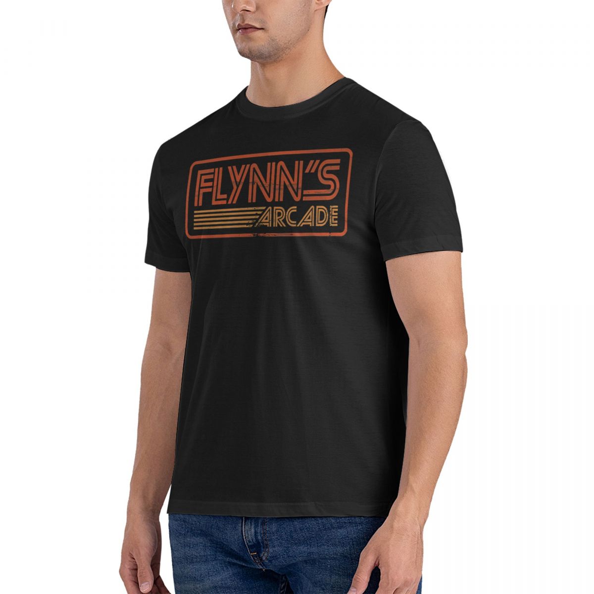 Flynn T Shirt Men Cotton Casua - Esports Gaming T Shirt ulasan dan harga