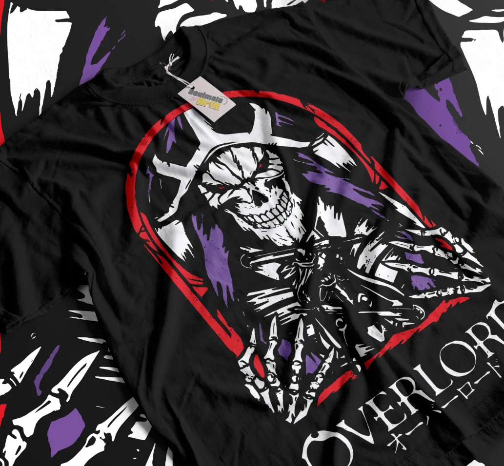 Ainz T-shirt Overlord Ooal Gow - Esports Gaming T Shirt ulasan dan harga