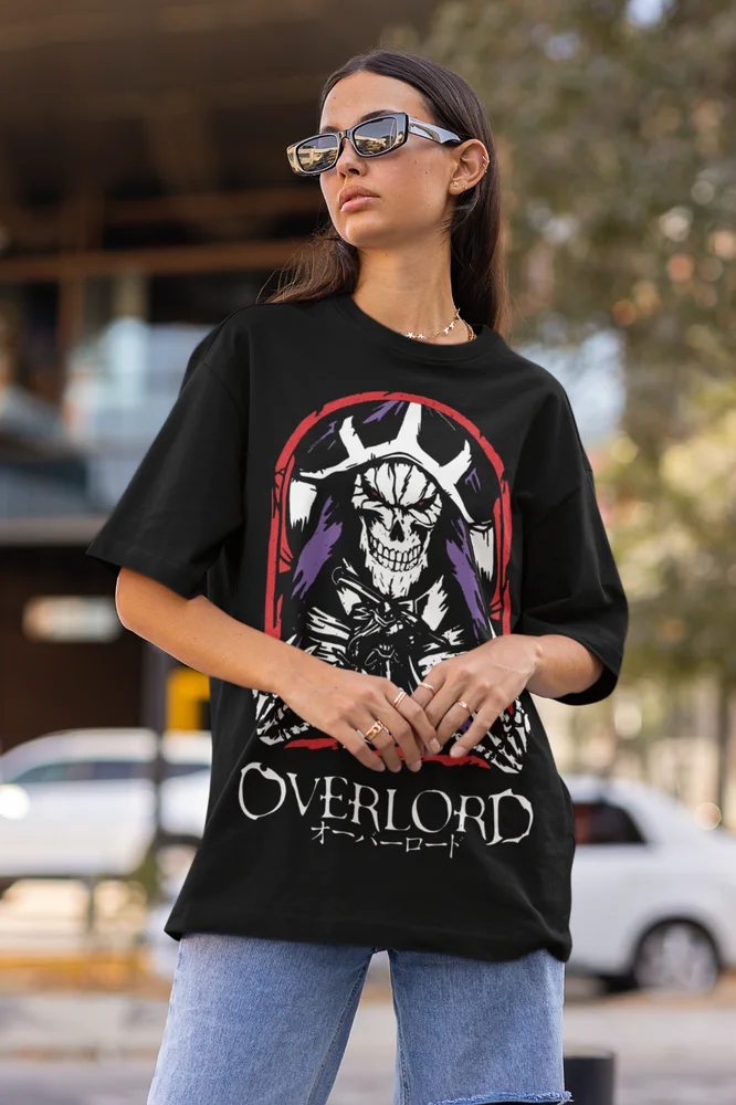 Ainz T-shirt Overlord Ooal Gow - Esports Gaming T Shirt ulasan dan harga