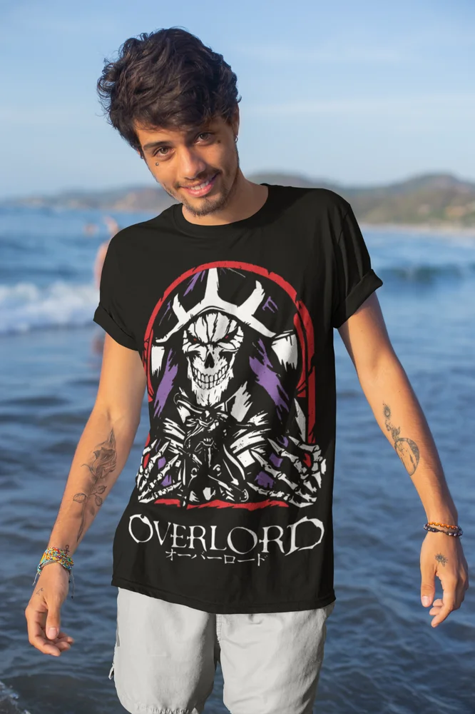 Ainz T-shirt Overlord Ooal Gow - Esports Gaming T Shirt ulasan dan harga