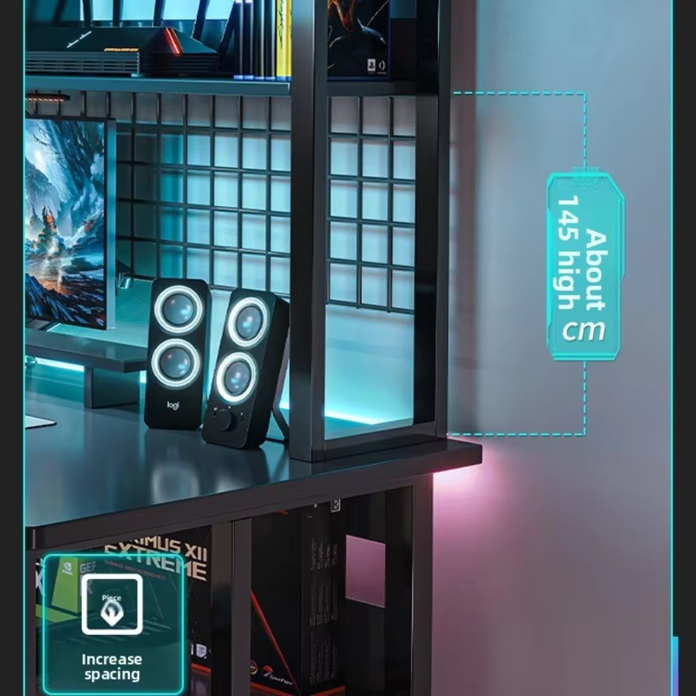 Modern Durable Metal+MDF Espor - Esports Gaming School ulasan dan harga