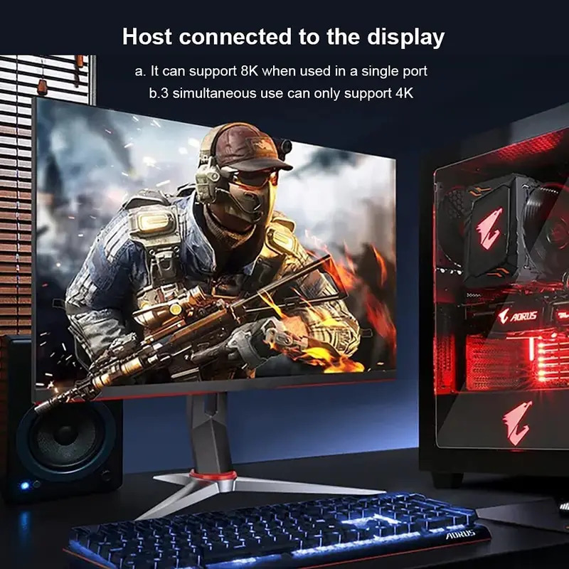 MST DisplayPort Splitter 1 in  - Esports Gaming Hub ulasan dan harga