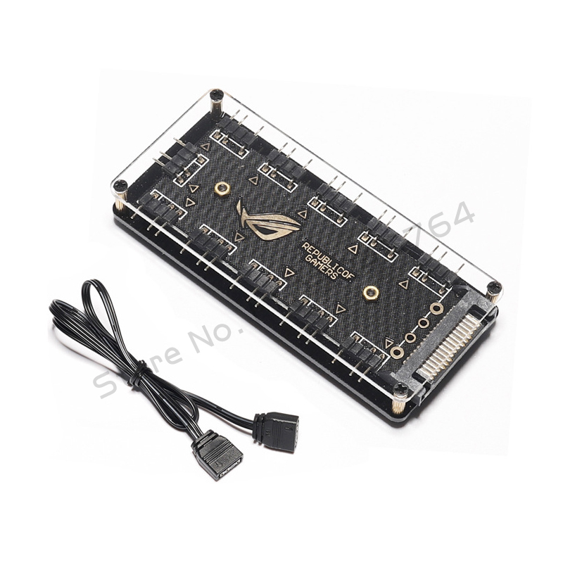 Computer RGB HUB Splitter 5V 3 - Esports Gaming Hub ulasan dan harga
