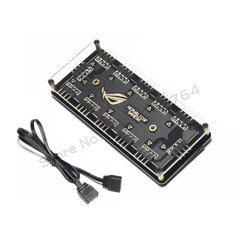 Computer RGB HUB Splitter 5V 3 - Esports Gaming Hub ulasan dan harga