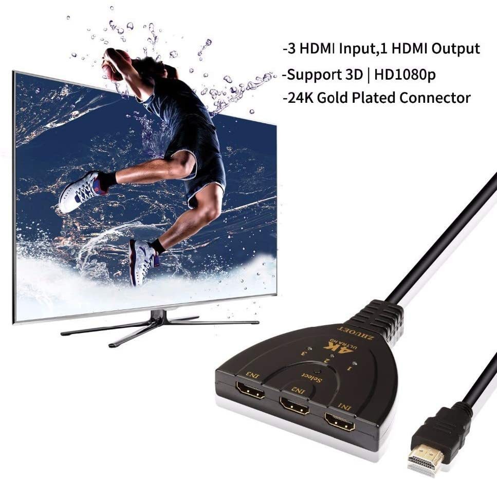 HDMI-Compatible Switch KVM Spl - Esports Gaming Hub ulasan dan harga