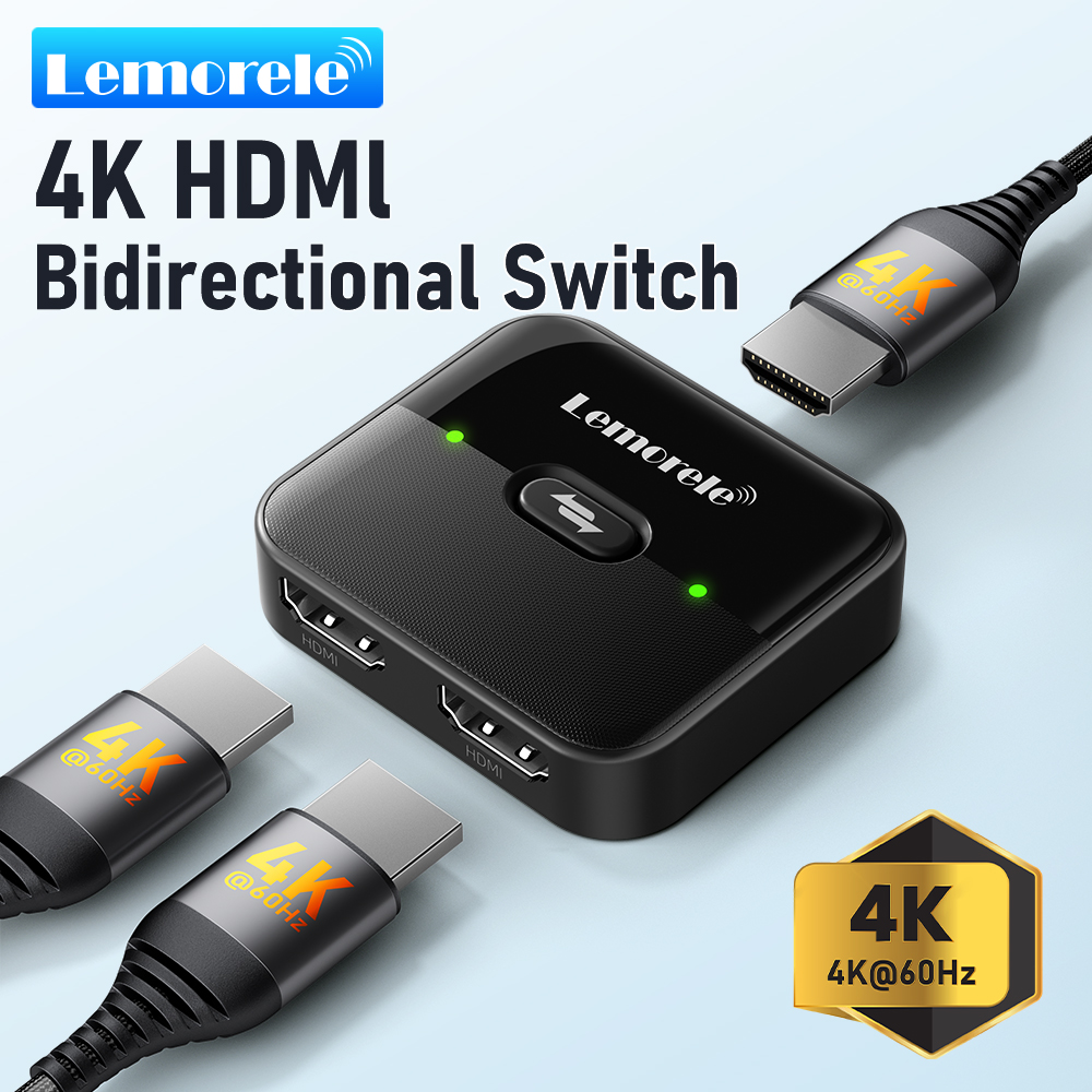 Lemorele 4K HDMI Splitter Swit - Esports Gaming Hub ulasan dan harga