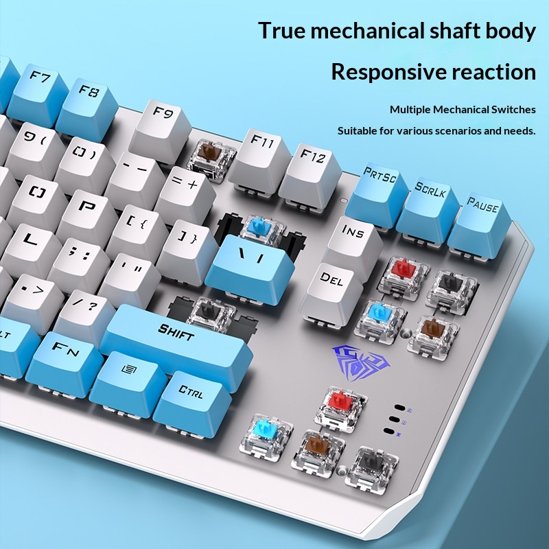 Aula F3087 Mechanical Keyboard - Esports Gaming Pcs ulasan dan harga