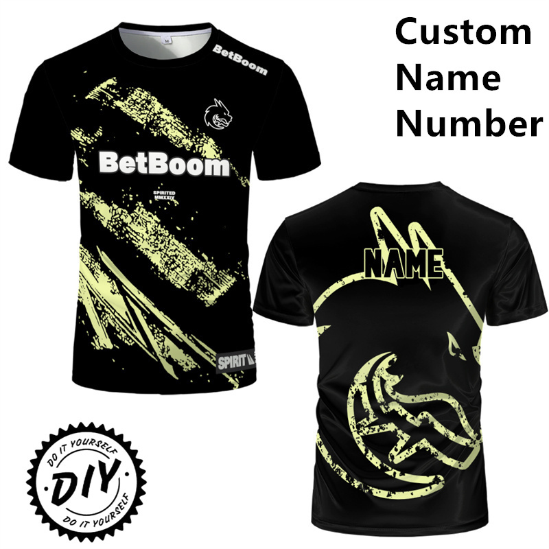 2025 New Team Spirit Jersey T- - Esports Gaming T Shirt ulasan dan harga
