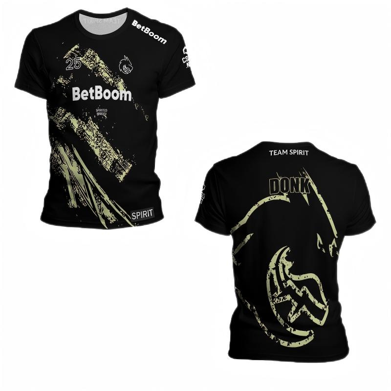 2025 New Team Spirit Jersey T- - Esports Gaming T Shirt ulasan dan harga