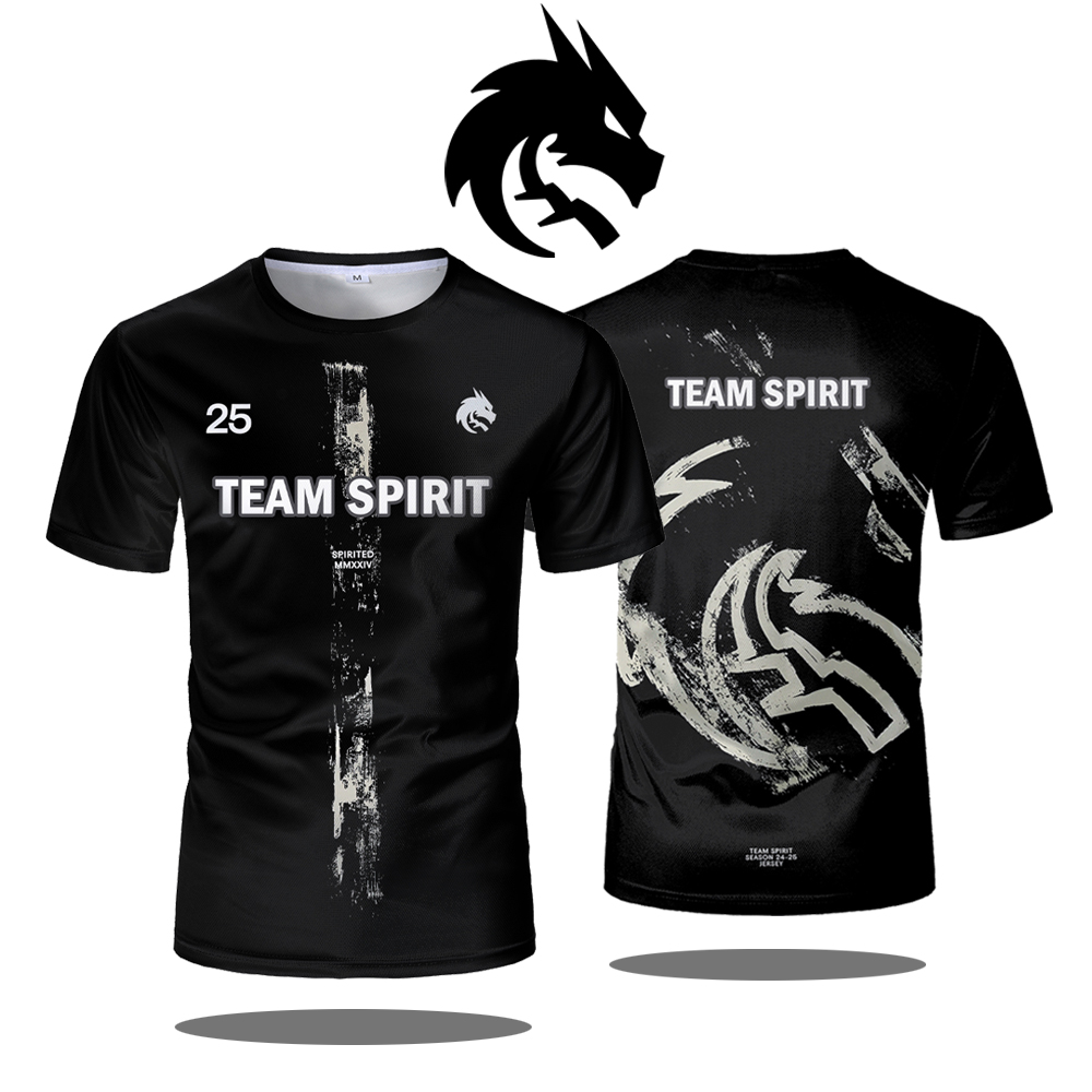 Team Spirit 2025 New Jerseys C - Esports Gaming T Shirt ulasan dan harga
