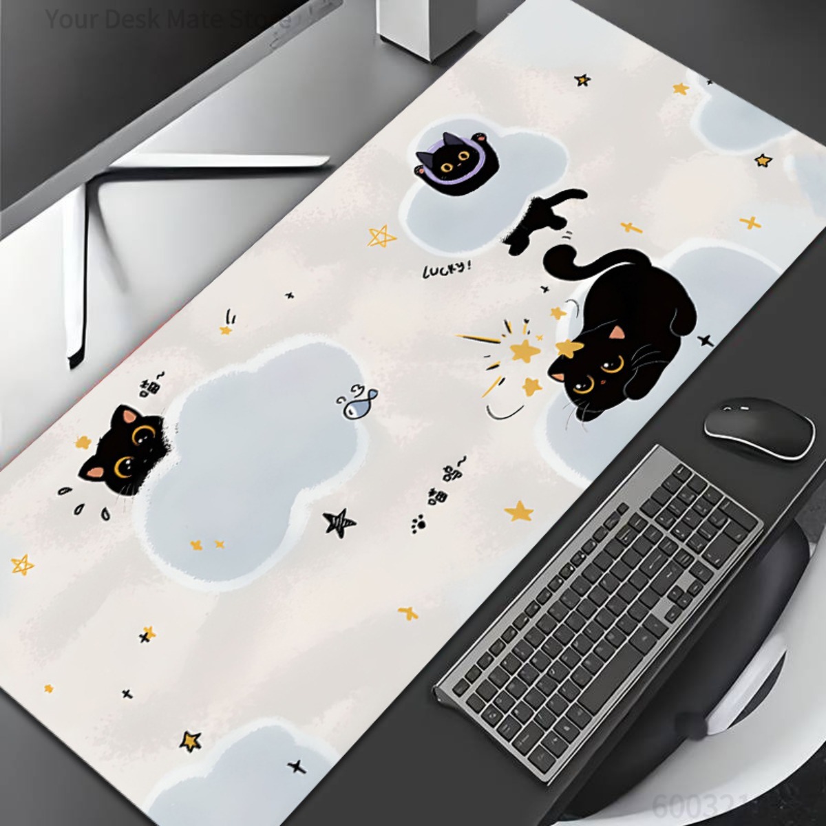 Rubber Smooth Desk Mouse Pad B - Esports Gaming School ulasan dan harga