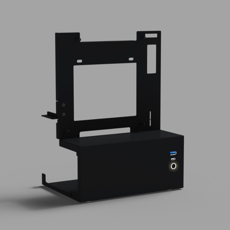 Open Frame Mini PC Case  Gamin - Esports Gaming Pc Build ulasan dan harga