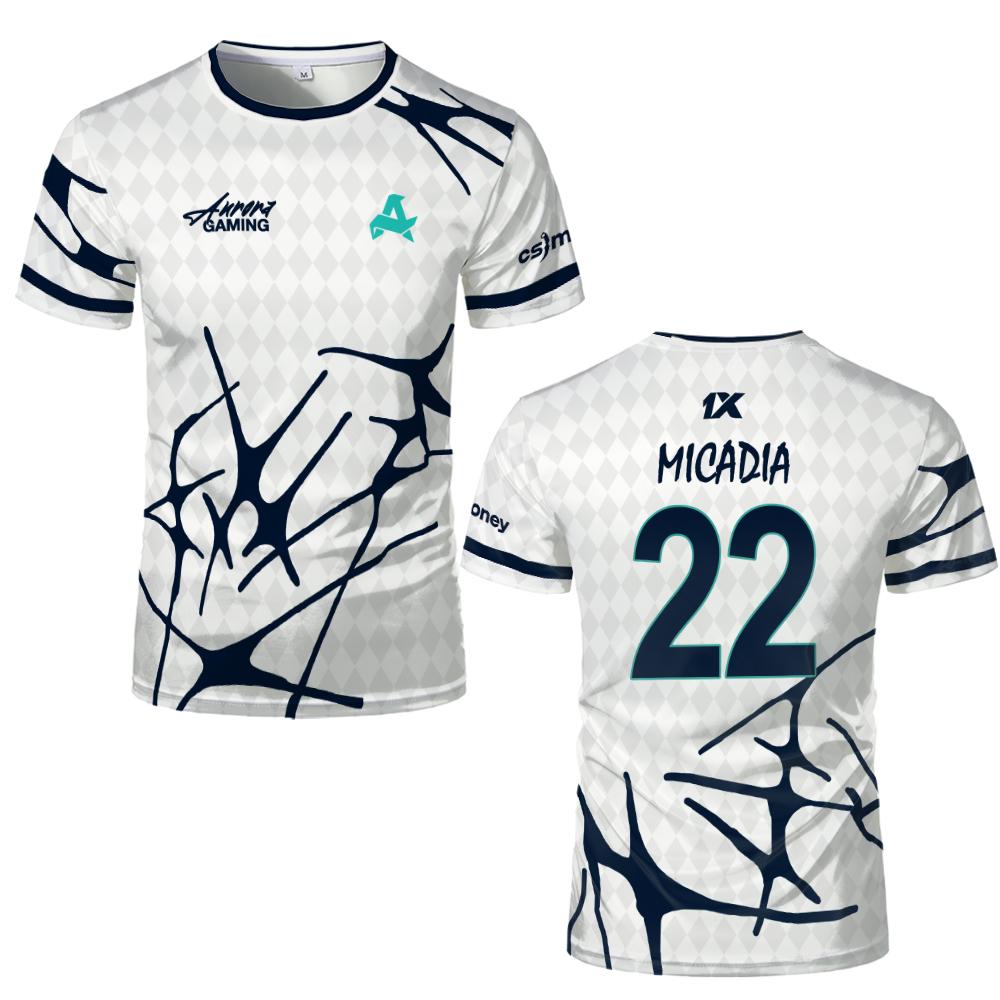 Esports Team Aurora Gaming Jer - Esports Gaming T Shirt ulasan dan harga