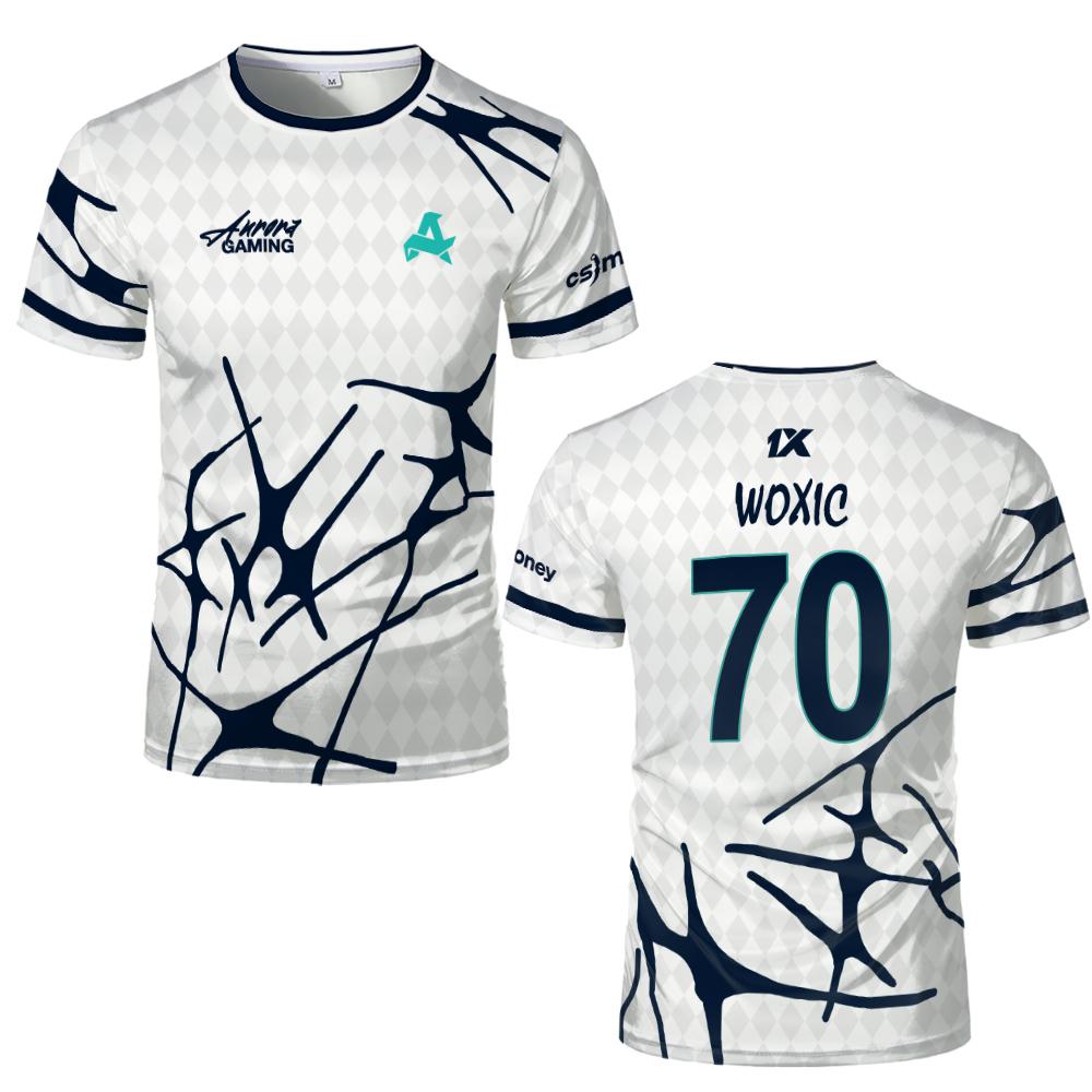 Esports Team Aurora Gaming Jer - Esports Gaming T Shirt ulasan dan harga