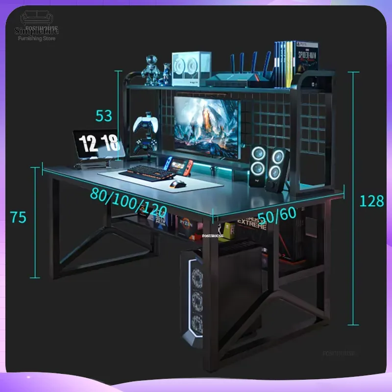 Nordic Computer Desk Gaming De - Esports Gaming School ulasan dan harga