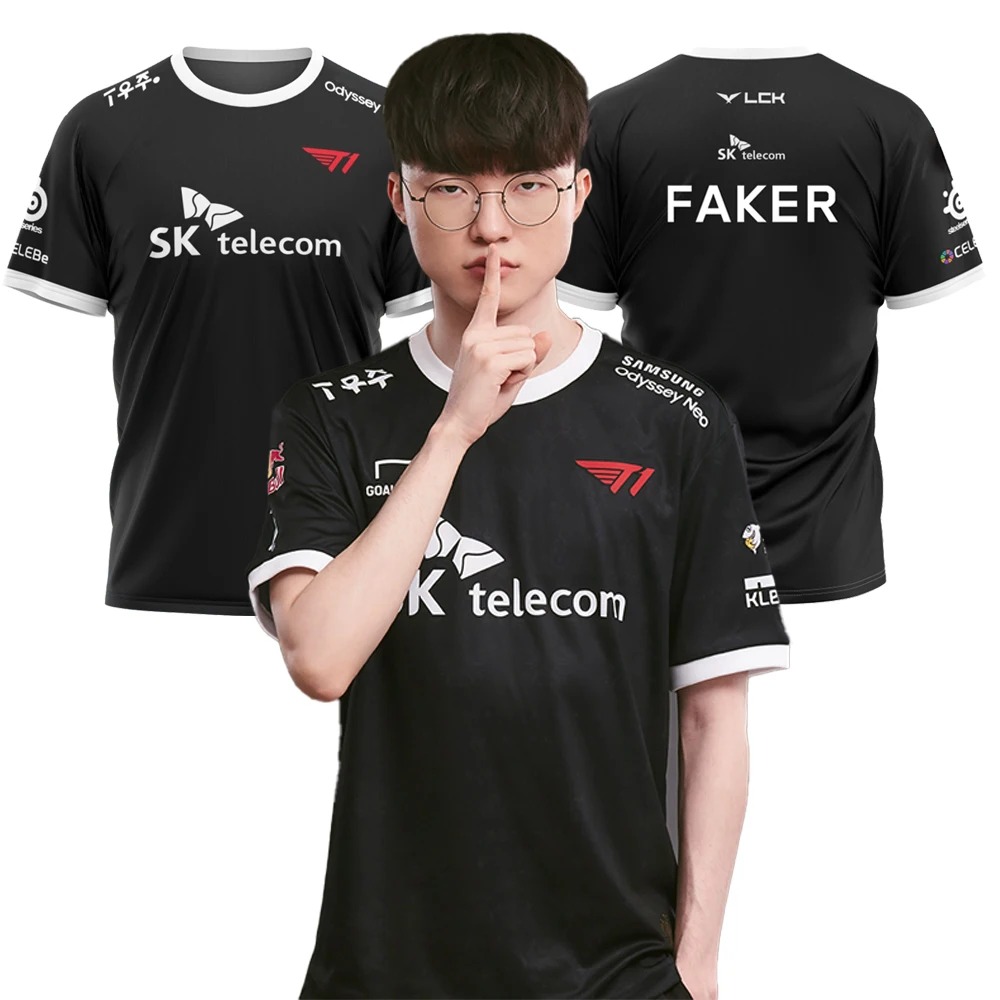 2025 League of Legends Skt T1  - Esports Gaming T Shirt ulasan dan harga