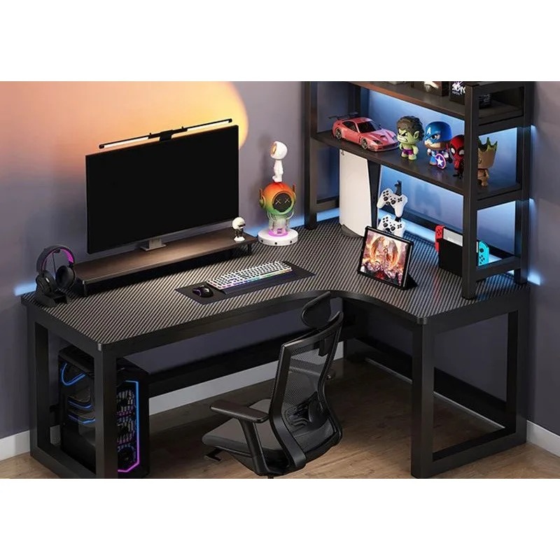 Adjustable Height L Shaped Cor - Esports Gaming School ulasan dan harga